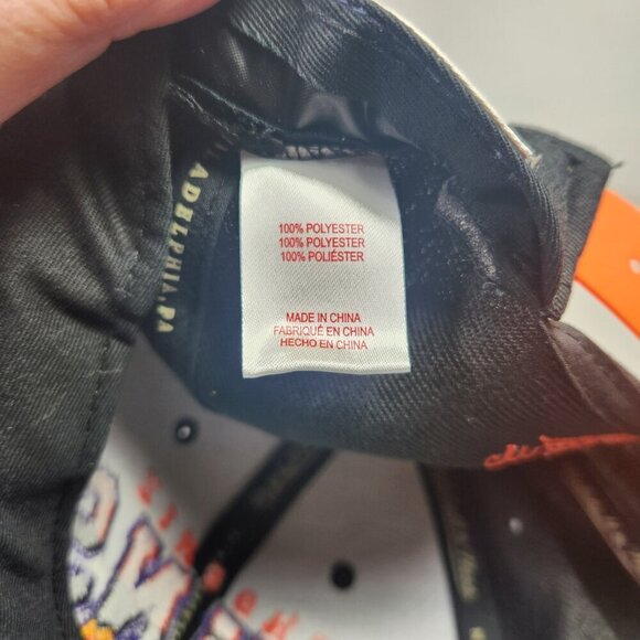 Phoenix Suns Hat Cap Two-tone Black & Orange Hook & Loop Mitchell & Ness NBA - Picture 11 of 11